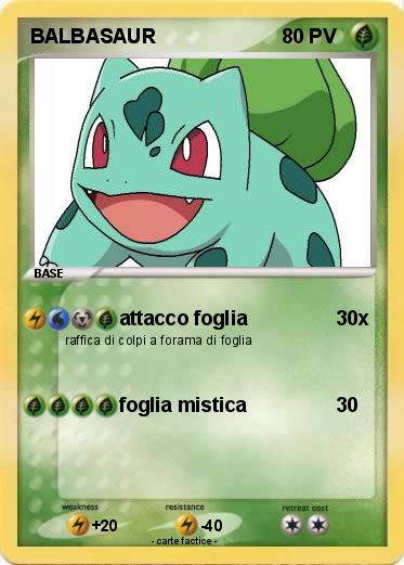 Pokemon BALBASAUR