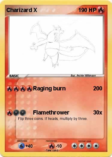 Pokemon Charizard X