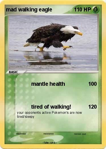 Pokemon mad walking eagle