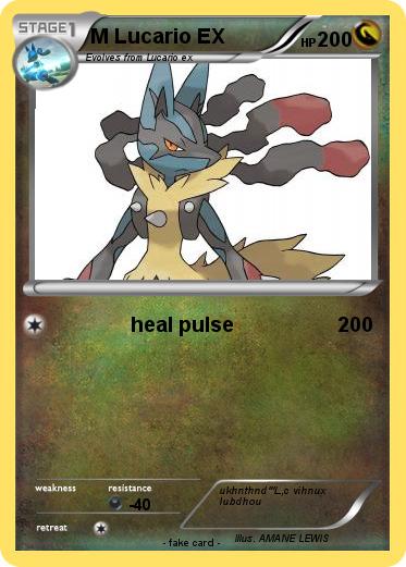 Pokemon M Lucario EX