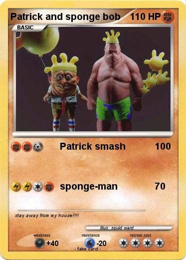 Pokemon Patrick and sponge bob