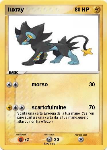 Pokemon luxray