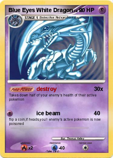 Pokemon Blue Eyes White Dragon