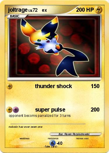Pokemon joltrage