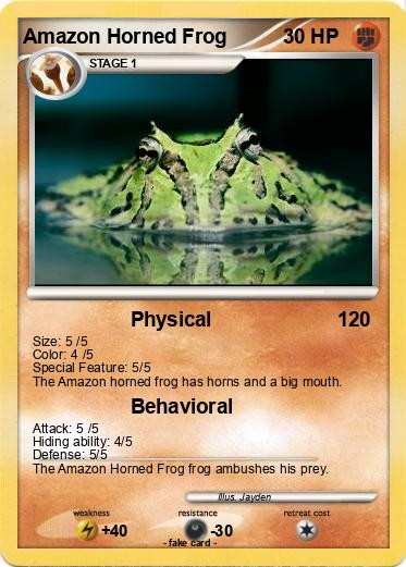 Pokemon Amazon Horned Frog