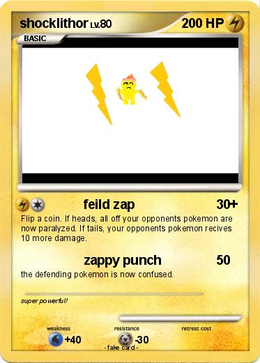 Pokemon shocklithor