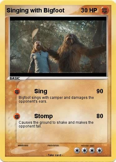 Pokemon Singing with Bigfoot