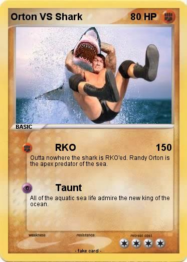 Pokemon Orton VS Shark