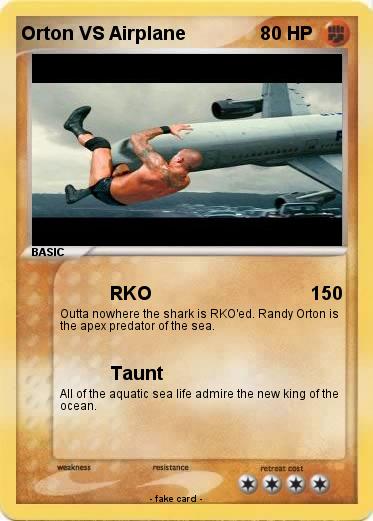 Pokemon Orton VS Airplane