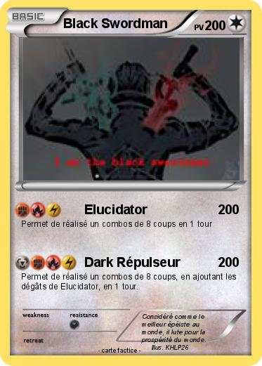 Pokemon Black Swordman
