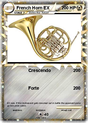 Pokemon French Horn EX