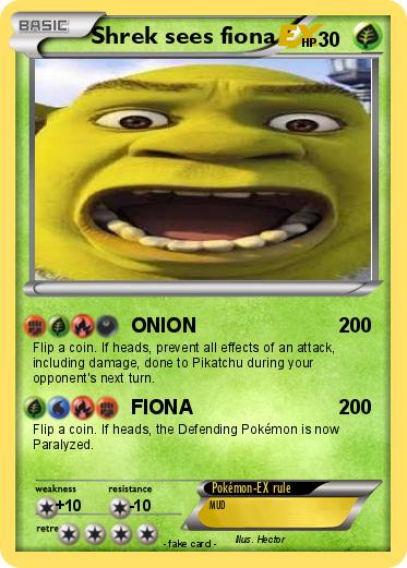 Pokemon Shrek sees fiona