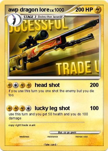 Pokemon awp dragon lore