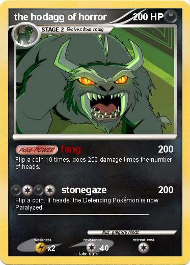 Pokemon the hodagg of horror