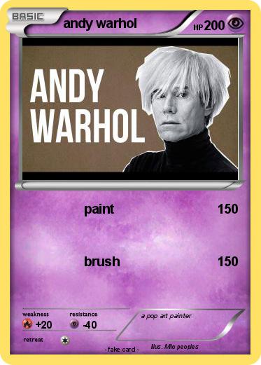 Pokemon andy warhol
