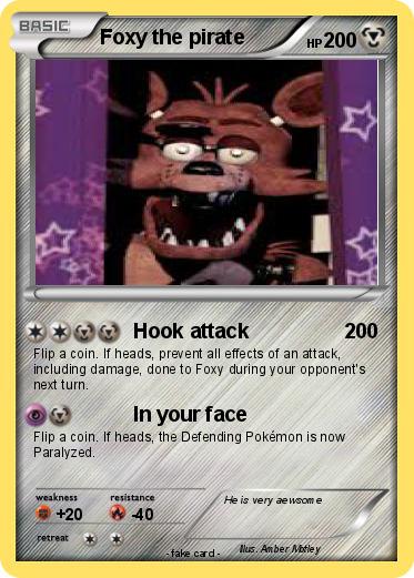 Pokemon Foxy the pirate
