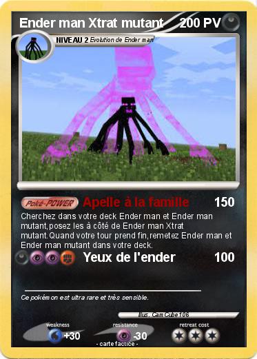 Pokemon Ender man Xtrat mutant