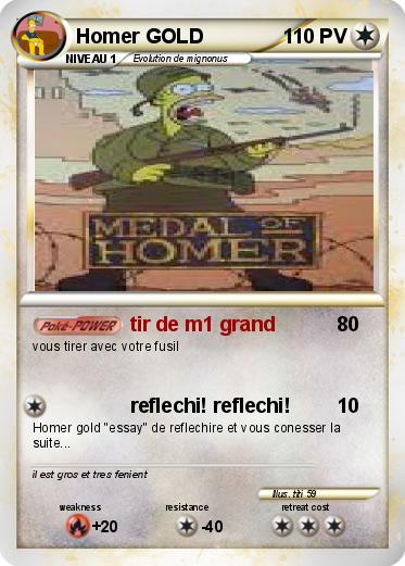 Pokemon Homer GOLD