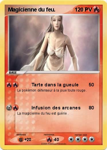 Pokemon Magicienne du feu.