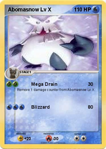 Pokemon Abomasnow Lv X