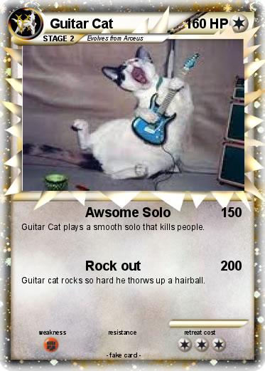 Pokemon Guitar Cat