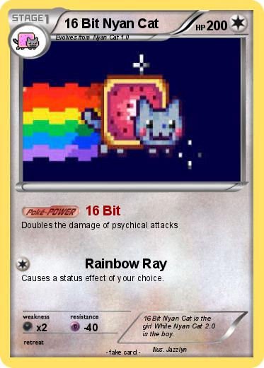 Pokemon 16 Bit Nyan Cat
