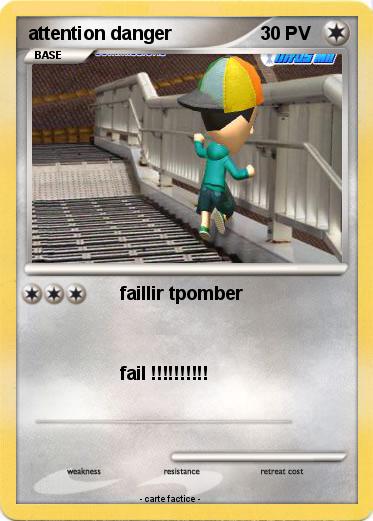 Pokemon attention danger