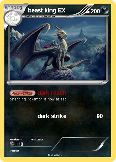 Pokemon beast king EX