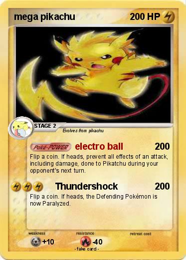 Pokemon mega pikachu