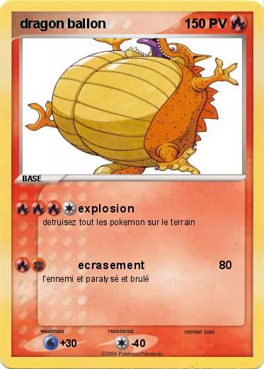 Pokemon dragon ballon