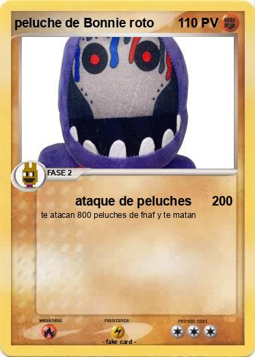 Pokemon peluche de Bonnie roto