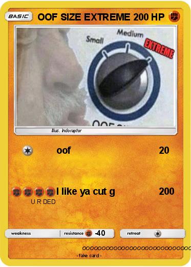 Pokemon OOF SIZE EXTREME