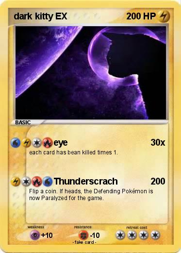 Pokemon dark kitty EX