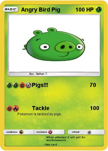 Pokemon Angry Bird Pig