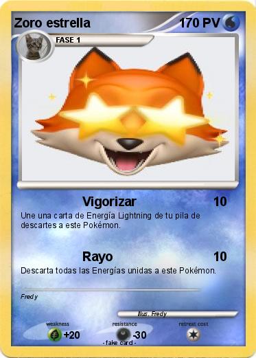 Pokemon Zoro estrella