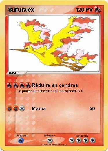 Pokemon Sulfura ex