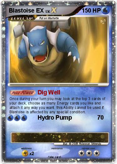 Pokemon Blastoise EX