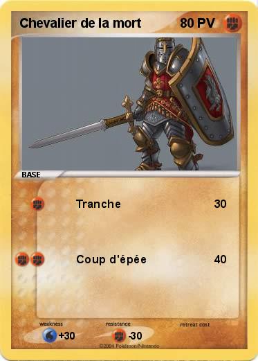 Pokemon Chevalier de la mort