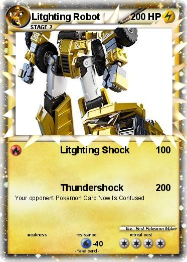 Pokemon Litghting Robot