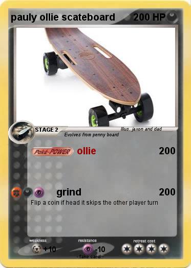Pokemon pauly ollie scateboard