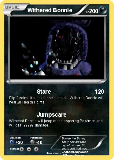 Pokemon Withered Bonnie