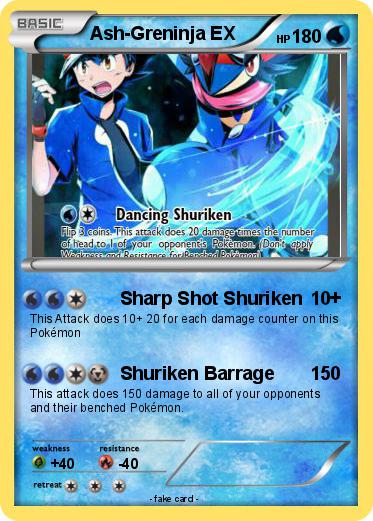 Pokemon Ash-Greninja EX