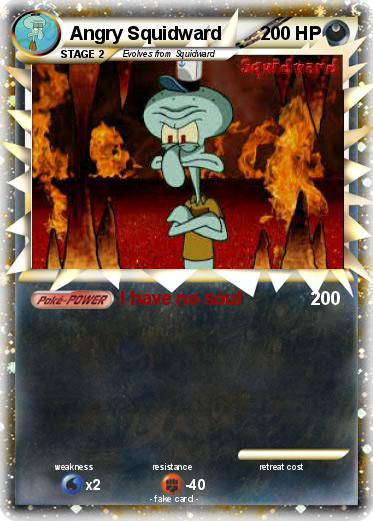 Pokemon Angry Squidward