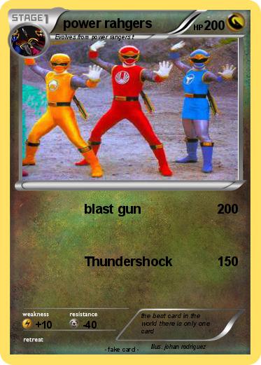 Pokemon power rahgers