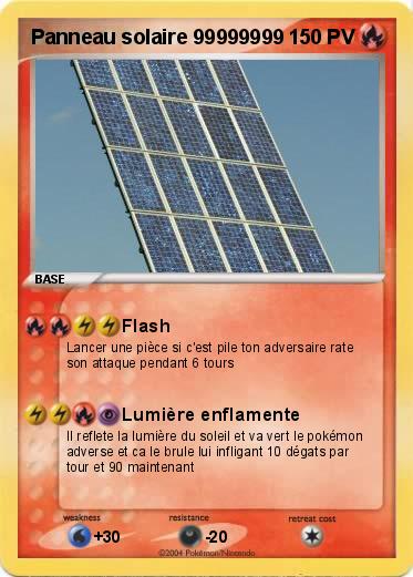 Pokemon Panneau solaire 99999999