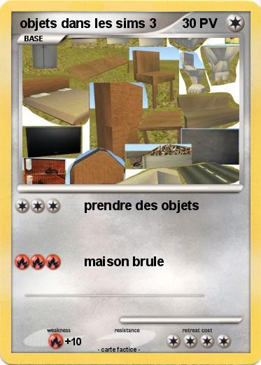 Pokemon objets dans les sims 3