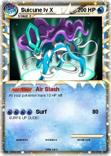 Pokemon Suicune lv X