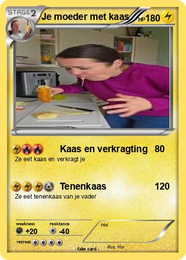 Pokemon Je moeder met kaas