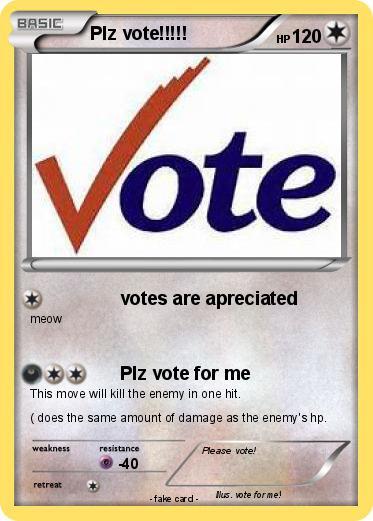 Pokemon Plz vote!!!!!