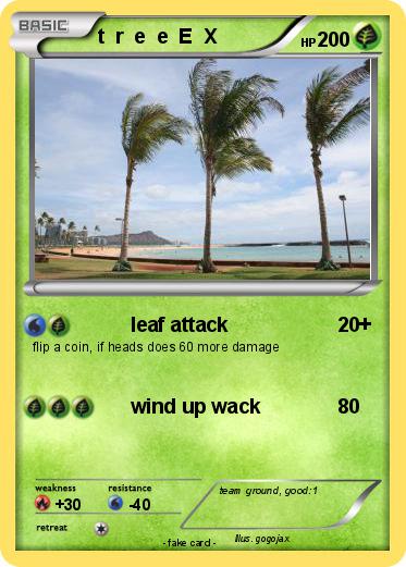 Pokemon t  r  e  e  E  X